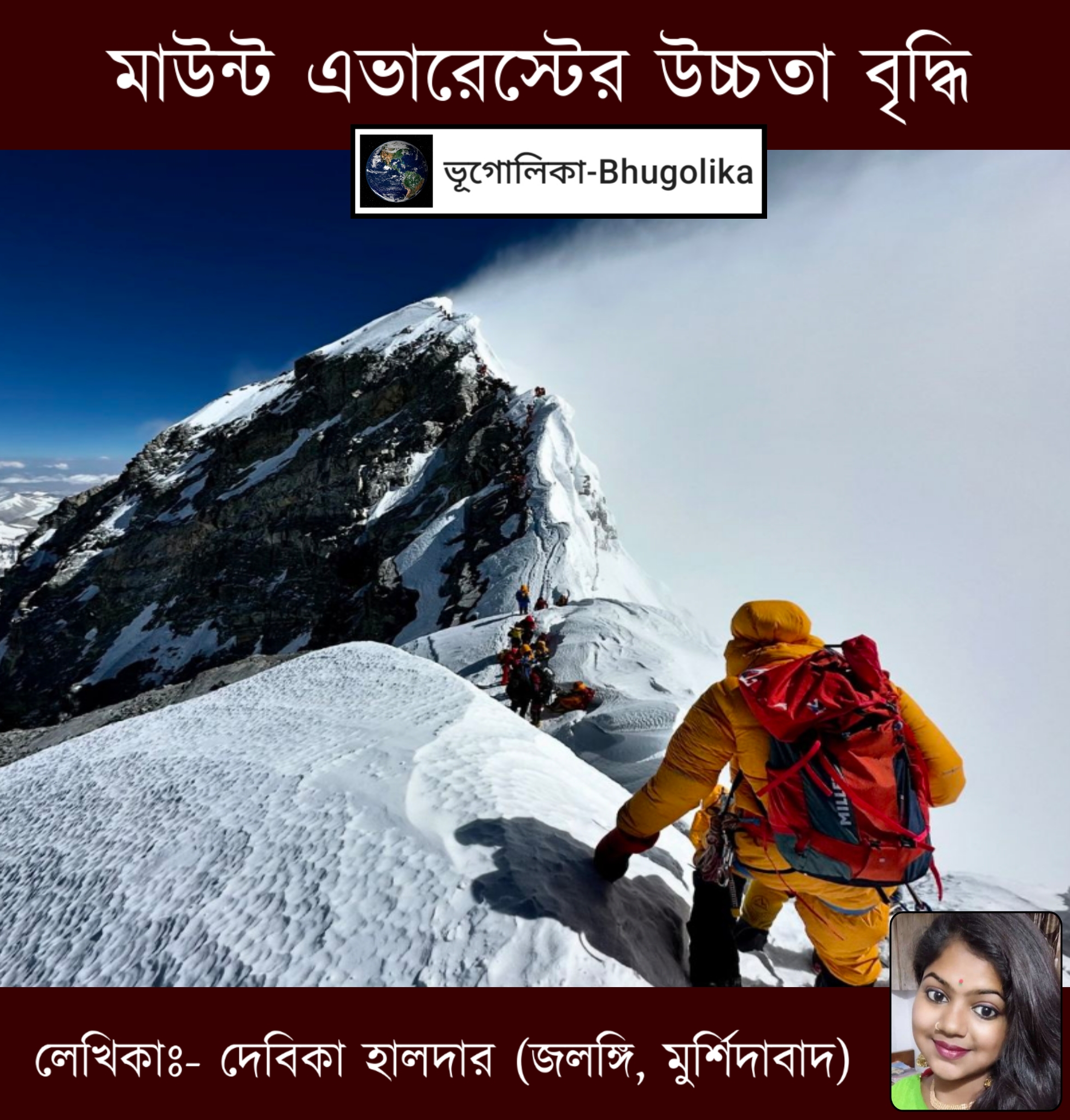Height Growth of Mount Everest
