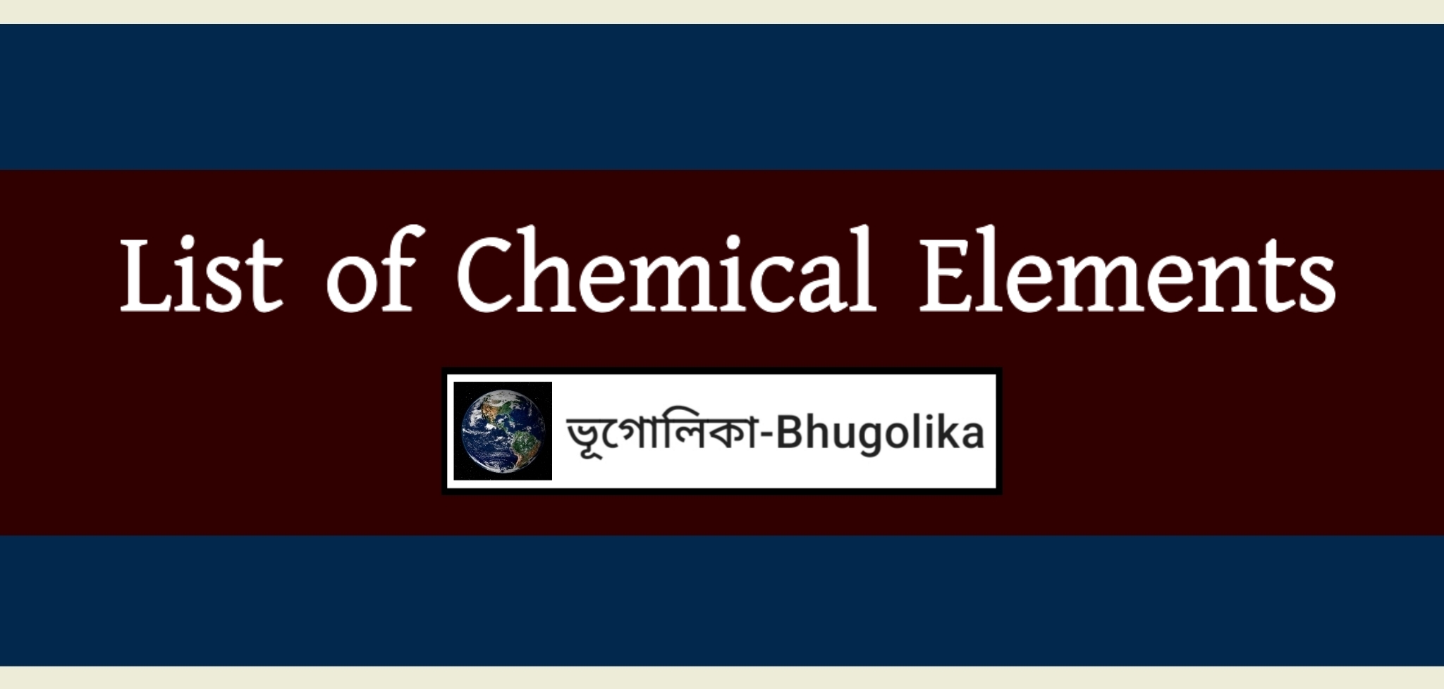 List of Chemical Elements